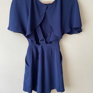 Fancy Navy Blue romper from Adeiyn Rae size XS